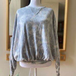 Young Fabulous & Broke Juliette Tie Dye Long Sleeve Crew Neck Sweatshirt